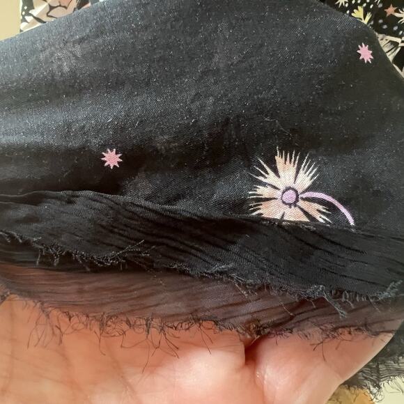 Intimately Free People Slip Dress Sz XS Longwood Sheer Floral Print OB750515 - Picture 4 of 11